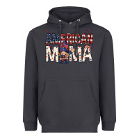 Smoke American mama with gnome mothers day Heavyweight Hoodie - HowdyJamesFarm