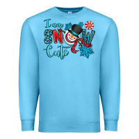 Ocean Blue i am snow cute Premium Sweatshirt - OliviaCreatesArt