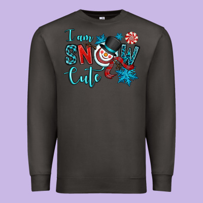 I Am Snow Cute Premium Sweatshirt Designed By Oliviacreatesart