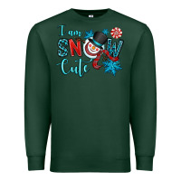 Sports Green i am snow cute Premium Sweatshirt - OliviaCreatesArt