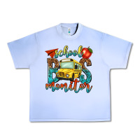 Grape Ice school bus monitor Urban Heavy Tee - NancyCooperArtShop