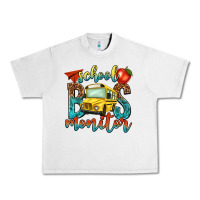 Lunar Rock school bus monitor Urban Heavy Tee - NancyCooperArtShop