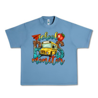 Pebble Blue school bus monitor Urban Heavy Tee - NancyCooperArtShop