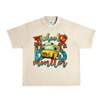 Sandshell school bus monitor Urban Heavy Tee - NancyCooperArtShop