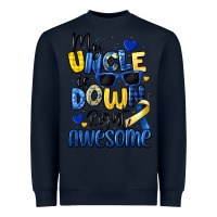 Navy my uncle is down right awesome Heavyweight Sweatshirt - Artiststas