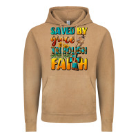 Vintage Camel saved by grace through faith Vintage Hoodie - NancyCooperArtShop
