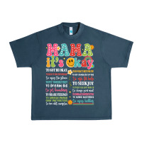 Midnight Navy mama its okay Urban Heavy Tee - JahusDesignShop