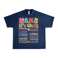 Navy mama its okay Urban Heavy Tee - JahusDesignShop