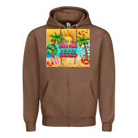 Chestnut life is better with at the beach Zipper Hoodie - TumblerDesignByShophia