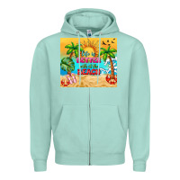 Seafoam life is better with at the beach Zipper Hoodie - TumblerDesignByShophia