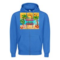 True Royal life is better with at the beach Zipper Hoodie - TumblerDesignByShophia