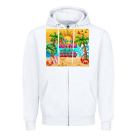 White life is better with at the beach Zipper Hoodie - TumblerDesignByShophia