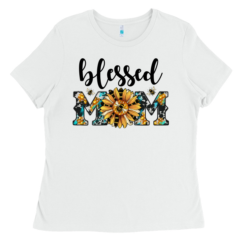 Blessed Mom Ladies Tee by JahusDesignShop | Teevron