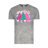Cloud Rock christmas leopard trees Vintage Tee - MaliasSmallBusiness