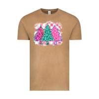 Vintage Camel christmas leopard trees Vintage Tee - MaliasSmallBusiness