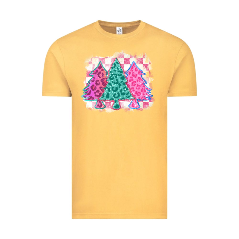 Christmas Leopard Trees Vintage Tee by MaliasSmallBusiness | Teevron
