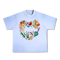 Grape Ice teacher heart custom Urban Heavy Tee - NancyCooperArtShop