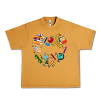 Peanut Butter teacher heart custom Urban Heavy Tee - NancyCooperArtShop
