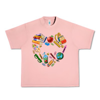 Salmon teacher heart custom Urban Heavy Tee - NancyCooperArtShop