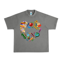 Tornado teacher heart custom Urban Heavy Tee - NancyCooperArtShop