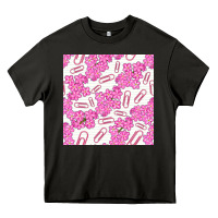 Asphalt floral school seamless pattern Heavy Core Tee - BundleAndBundleShop
