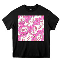 Black floral school seamless pattern Heavy Core Tee - BundleAndBundleShop
