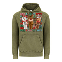 Vintage Olive have a cup of cheer Vintage Hoodie - MaliasSmallBusiness