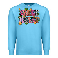 Ocean Blue sweetheart olivia Premium Sweatshirt - OliviaCreatesArt