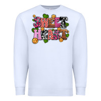 White sweetheart olivia Premium Sweatshirt - OliviaCreatesArt