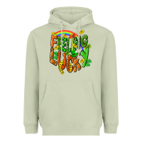 Matcha St. Patrick's Day Feeling lucky Heavyweight Hoodie - CowGirlArtShop