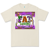 Bone fat tuesday fleur de lis and mardi gras beads Premium Tee - Artiststas