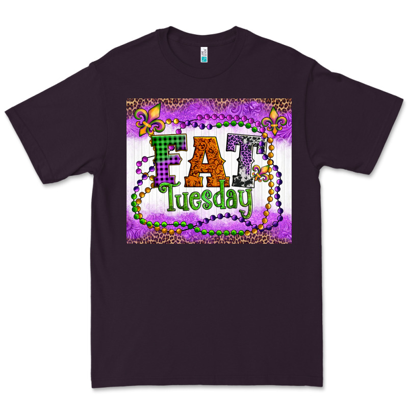 Fat Tuesday Fleur De Lis And Mardi Gras Beads Premium Tee by Artiststas | Teevron