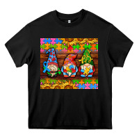 Black autism gnomes Heavy Core Tee - AdoDesignShop