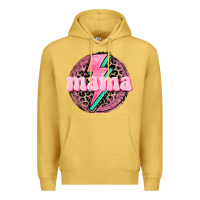 Antique Gold Mama leopard background Mother's Day Premium Hoodie - CowGirlArtShop