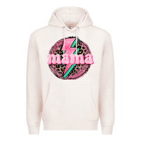 Mama Leopard Background Mother's Day Premium Hoodie | Teevron