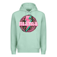 Seafoam Mama leopard background Mother's Day Premium Hoodie - CowGirlArtShop