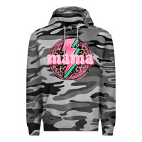 Slate Camo Mama leopard background Mother's Day Premium Hoodie - CowGirlArtShop