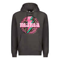 Smoke Mama leopard background Mother's Day Premium Hoodie - CowGirlArtShop