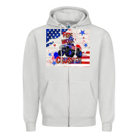 Dove Grey firework crusher 4th of july Zipper Hoodie - TumblerDesignByShophia
