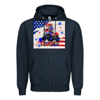 Navy firework crusher 4th of july Zipper Hoodie - TumblerDesignByShophia