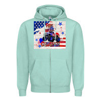 Seafoam firework crusher 4th of july Zipper Hoodie - TumblerDesignByShophia