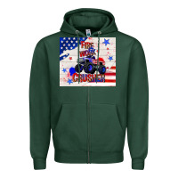Sports Green firework crusher 4th of july Zipper Hoodie - TumblerDesignByShophia