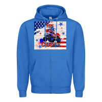 True Royal firework crusher 4th of july Zipper Hoodie - TumblerDesignByShophia