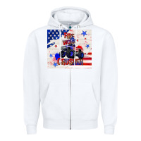 White firework crusher 4th of july Zipper Hoodie - TumblerDesignByShophia
