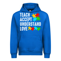 Cobalt Teach Accept Understand Love Urban Hoodie - CowhideDigitalArt