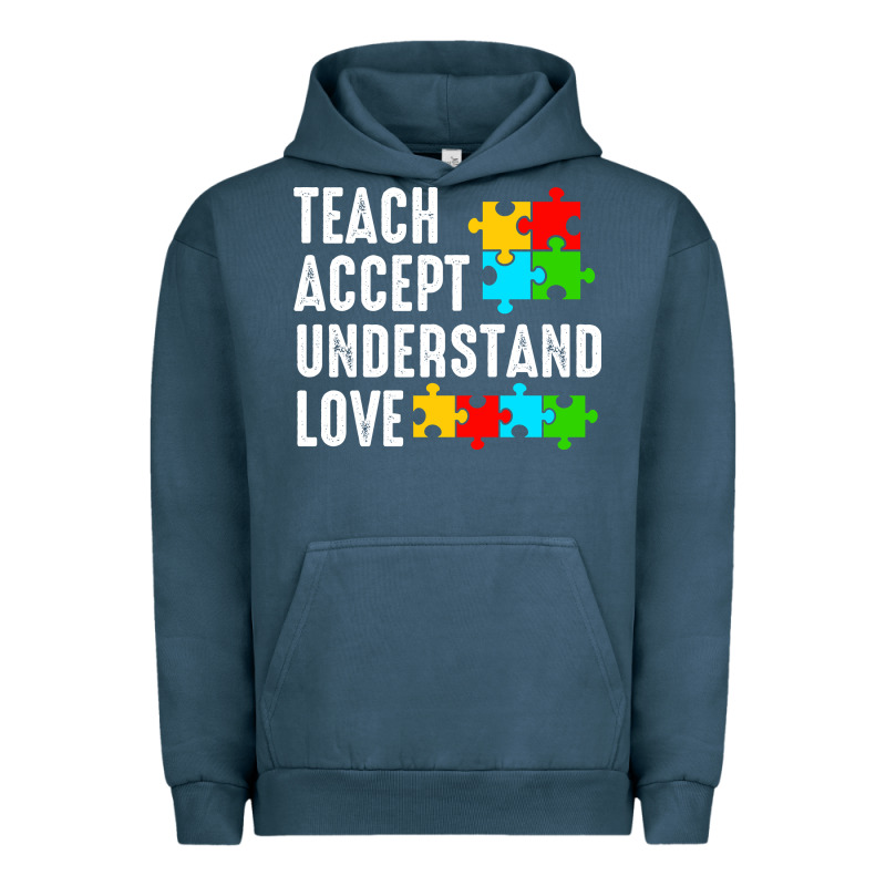 Teach Accept Understand Love Urban Hoodie by CowhideDigitalArt | Teevron
