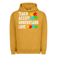 Pigment Peanut Butter Teach Accept Understand Love Urban Hoodie - CowhideDigitalArt