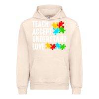 Sandshell Teach Accept Understand Love Urban Hoodie - CowhideDigitalArt