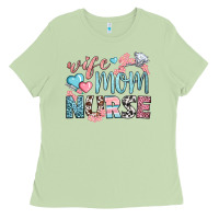 Matcha wife mom nurse Ladies Tee - BundleAndBundleShop