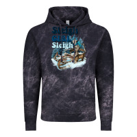 Cloud Black sleigh girl sleigh skeleton Vintage Hoodie - NancyCooperArtShop